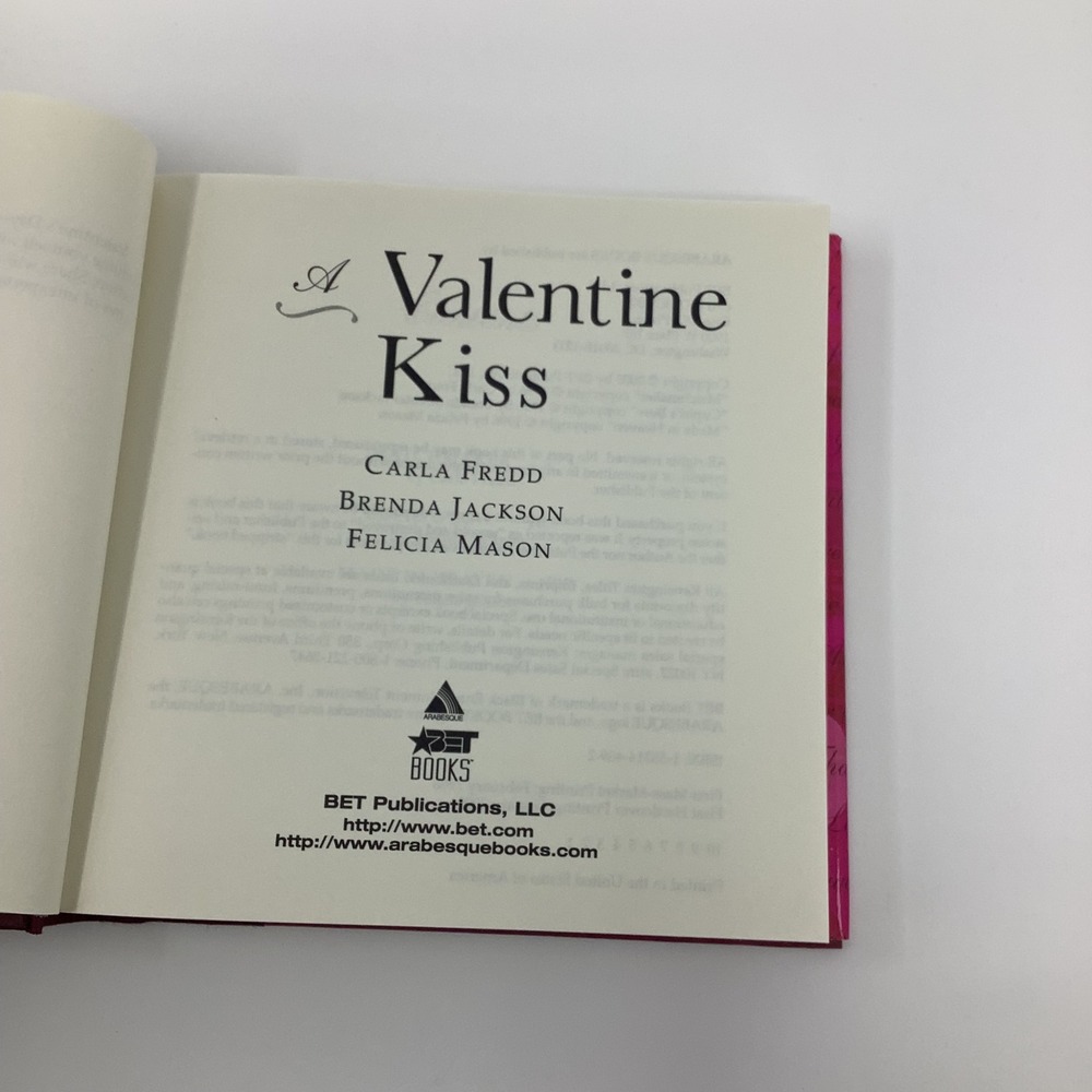 A‎ Valentine Kiss Anthology By Carla Fredd Brenda Jackson Felicia 2005 Romance - Picture 5 of 13